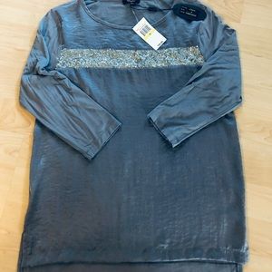 “Cupio” Sequin-embellished top